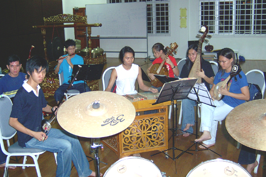 The rehearsal at Taman Budaya!